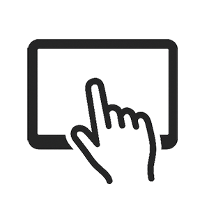 Illustration interface tactile 15,6 pouces